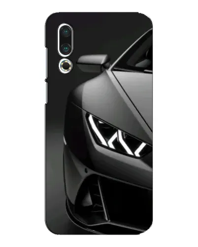 Чехол для Meizu 16s с картинкой «Lamborghini фары детализация»