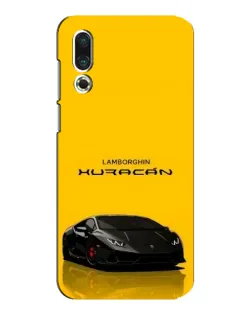 Чехол для Meizu 16s с картинкой «Lamborghini Huracan черный»