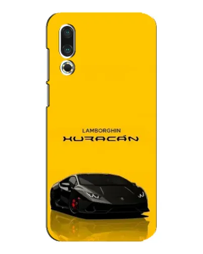 Чехол для Meizu 16s с картинкой «Lamborghini Huracan черный»
