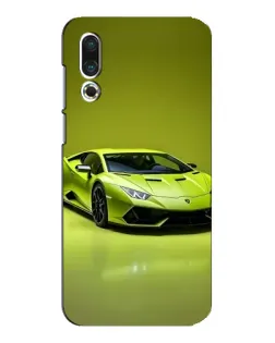 Чехол для Meizu 16s с картинкой «Салатовый Lamborghini Huracan»