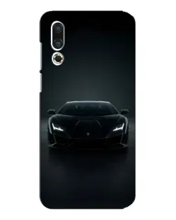 Чехол для Meizu 16s с картинкой «Черный Lamborghini Aventador»