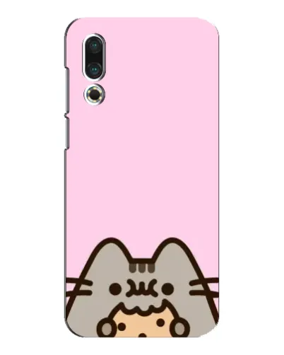 Чехол для Meizu 16s с картинкой «Pusheen и печенье»