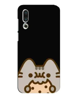 Чехол для Meizu 16s с картинкой «Пушин на черном»
