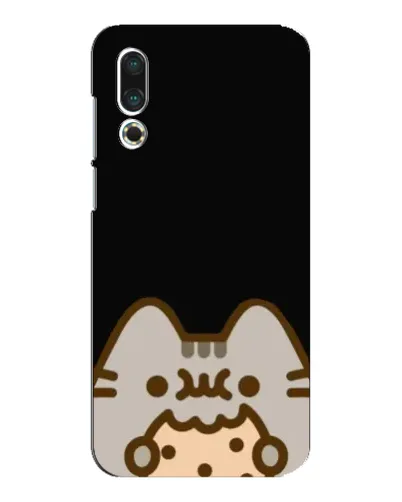 Чехол для Meizu 16s с картинкой «Пушин на черном»