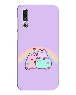 Чехол для Meizu 16s с картинкой «Радужные Пушины»
