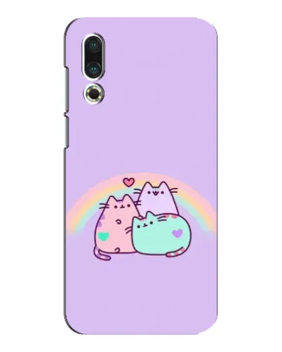 Чехол для Meizu 16s с картинкой «Радужные Пушины»
