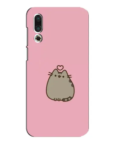 Чехол для Meizu 16s с картинкой «Pusheen сердце»