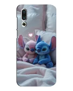 Чехол для Meizu 16s с картинкой «Плюшевые Стич Ангел»