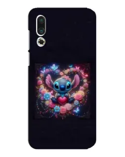 Чехол для Meizu 16s с картинкой «Stitch в цветах»