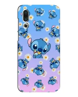 Чехол для Meizu 16s с картинкой «Паттерн со Стичем»