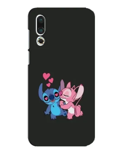 Чехол для Meizu 16s с картинкой «Анжел целует Стича»