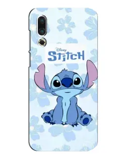 Чехол для Meizu 16s с картинкой «Stitch среди цветов»