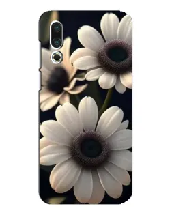 Чехол для Meizu 16s с картинкой «Белые маргаритки макро»