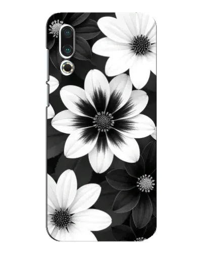 Чехол для Meizu 16s с картинкой «Монохромные астры» Чехол для Meizu 16s с картинкой «Монохромные астры»