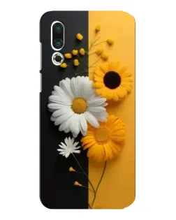 Чехол для Meizu 16s с картинкой «Подсолнух и ромашка»