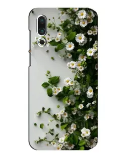 Чехол для Meizu 16s с картинкой «Ветка мелких белых цветов»