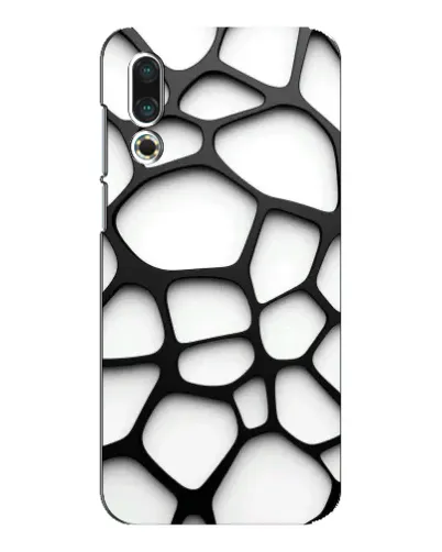 Чехол для Meizu 16s с картинкой «Белая объемная сетка» Чехол для Meizu 16s с картинкой «Белая объемная сетка»