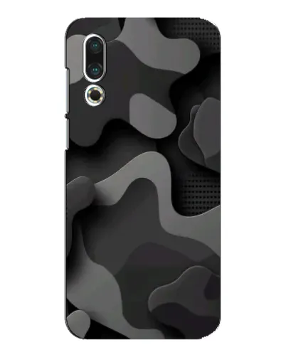 Чехол для Meizu 16s с картинкой «Темный абстрактный камуфляж» Чехол для Meizu 16s с картинкой «Темный абстрактный камуфляж»