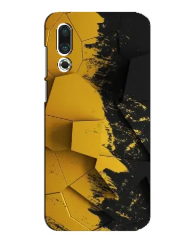 Чехол для Meizu 16s с картинкой «Золотые осколки геометрии» Чехол для Meizu 16s с картинкой «Золотые осколки геометрии»