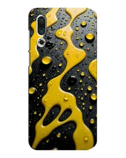 Чехол для Meizu 16s с картинкой «Жидкое желтое золото»