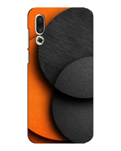 Чехол для Meizu 16s с картинкой «Геометрия оранжевых кругов» Чехол для Meizu 16s с картинкой «Геометрия оранжевых кругов»