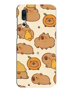 Чохол для Meizu 16s з картинкою «Капібари з апельсинами»