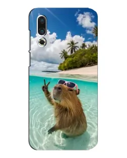 Чехол для Meizu 16s с картинкой «Капибара на море» Чехол для Meizu 16s с картинкой «Капибара на море»