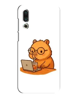 Чехол для Meizu 16s с картинкой «Капибара с ноутбуком» Чехол для Meizu 16s с картинкой «Капибара с ноутбуком»