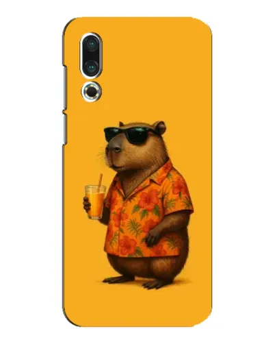 Чехол для Meizu 16s с картинкой «Капибара на отдыхе»
