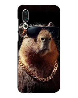 Чехол для Meizu 16s с картинкой «Капибара золотая цепь» Чехол для Meizu 16s с картинкой «Капибара золотая цепь»