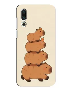 Чехол для Meizu 16s с картинкой «Башня из капибар» Чехол для Meizu 16s с картинкой «Башня из капибар»