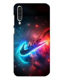 Чехол для Meizu 16xs с картинкой «Огненный логотип Nike»