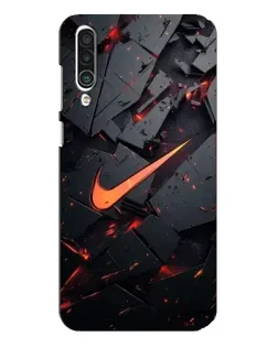 Чехол для Meizu 16xs с картинкой «Nike — эффект разломов»