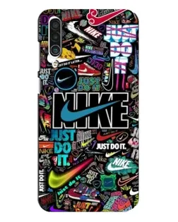 Чехол для Meizu 16xs с картинкой «Яркий коллаж Nike»
