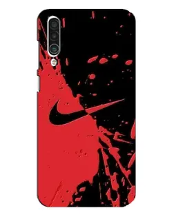 Чехол для Meizu 16xs с картинкой «Красные брызги Nike»