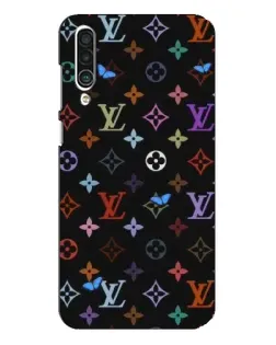 Чехол для Meizu 16xs с картинкой «Цветная монограмма LV»