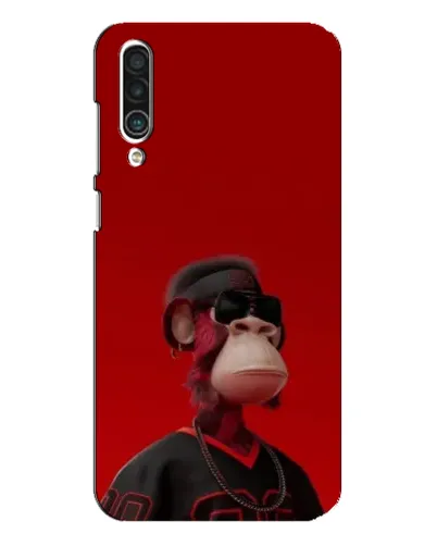Чехол для Meizu 16xs с картинкой «Bored Ape в красном»