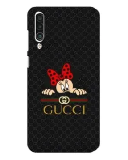 Чехол для Meizu 16xs с картинкой «Минни Маус Gucci — черный»