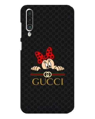 Чехол для Meizu 16xs с картинкой «Минни Маус Gucci — черный»