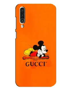Чехол для Meizu 16xs с картинкой «Микки Маус Gucci — оранж»