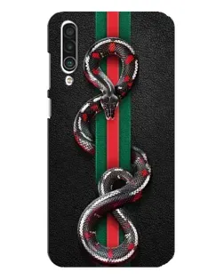 Чехол для Meizu 16xs с картинкой «Gucci — змея на полосе»