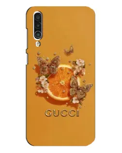 Чехол для Meizu 16xs с картинкой «Gucci — золотые бабочки»