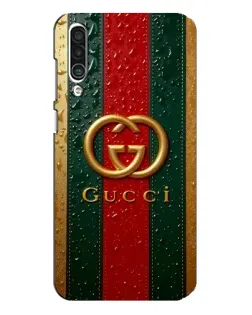 Чехол для Meizu 16xs с картинкой «Gucci — фирменная полоса и золото»