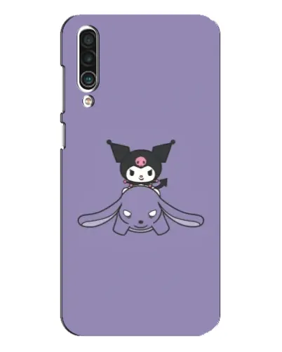 Чехол для Meizu 16xs с картинкой «Kuromi на лиловом фоне»