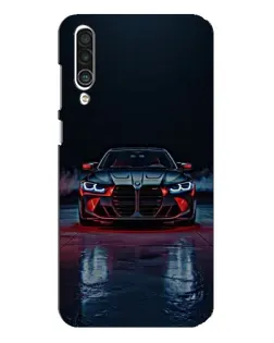 Чехол для Meizu 16xs с картинкой «BMW на мокрой дороге»