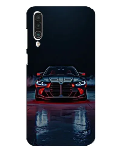 Чехол для Meizu 16xs с картинкой «BMW на мокрой дороге»