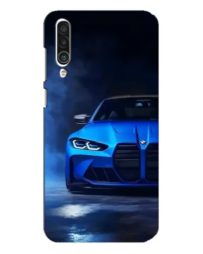 Чехол для Meizu 16xs с картинкой «Голубая BMW M4»