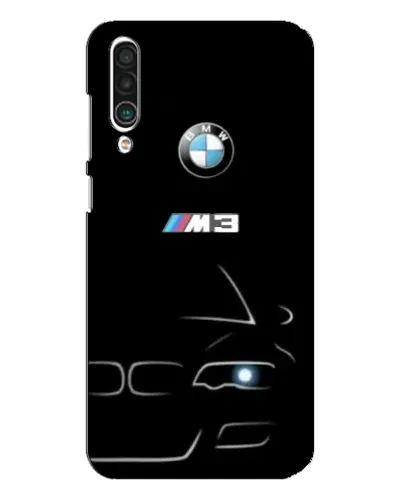 Чехол для Meizu 16xs с картинкой «Минималистичный принт BMW M3»