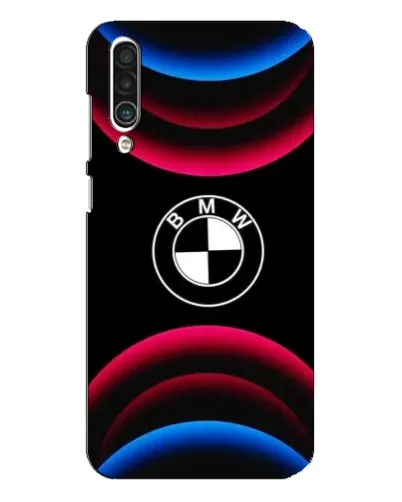 Чехол для Meizu 16xs с картинкой «Логотип BMW и неоновые дуги»