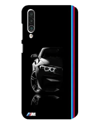 Чехол для Meizu 16xs с картинкой «Силуэт BMW в темноте»